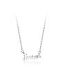 thumb 925 Sterling Silver Letter Minimalist pendant  Necklace 4