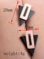 thumb Titanium Triangle Minimalist Drop Earring 2