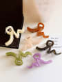 thumb Trend Irregular Alloy Resin Multi Color Jaw Hair Claw 1