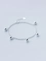 thumb 925 Sterling Silver Minimalist Bell  Anklet 2