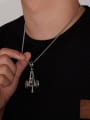 thumb Stainless steel Skull Hip Hop Necklace 1