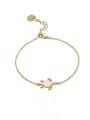 thumb Brass Opal Turtle Cute Link Bracelet 0