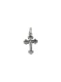 thumb Vintage Sterling Silver With  Simple Retro  Cross Pendants 0