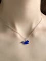 thumb 925 Sterling Silver blue dolphin enamel Necklace 0