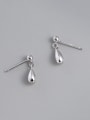 thumb 925 Sterling Silver Water Drop Minimalist Drop Earring 0