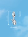 thumb 925 Sterling Silver Minimalist Unicorn  Pendant 2
