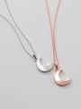 thumb 925 Sterling Silver Shell Moon Minimalist Necklace 2