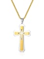 thumb Stainless steel Cross Minimalist Regligious Necklace 0