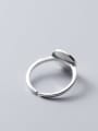 thumb 925 Sterling Silver Round Minimalist Band Ring 2
