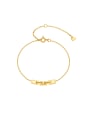 thumb Stainless steel Geometric Minimalist Link Bracelet 0