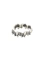 thumb 925 Sterling Silver Elephant Vintage Band Ring 0