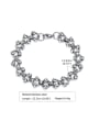 thumb Titanium Steel Bead Geometric Hip Hop Link Bracelet 2
