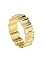 thumb Brass  Irregular  Geometric Minimalist Band Ring 2