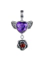 thumb 925 Sterling Silver Cubic Zirconia Vintage Heart  Pendant 3