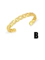 thumb Brass Cubic Zirconia Snake Vintage Cuff Bangle 3