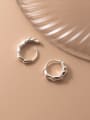 thumb 925 Sterling Silver Round Vintage Ear Cuff Earring 0
