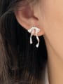 thumb 925 Sterling Silver Bowknot Vintage Stud Earring 1