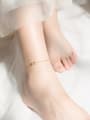 thumb Bowknot Minimalist 925 Sterling Silver Anklet 1