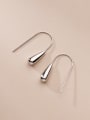 thumb 925 Sterling Silver Water Drop Minimalist Hook Earring 2