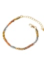 thumb Brass Bracelet Trend Irregular and Necklace Set 3