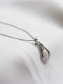 thumb 925 Sterling Silver Irregular Trend Initials Necklace 0