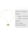 thumb Brass Cubic Zirconia  Vintage Butterfly Pendant Necklace 4