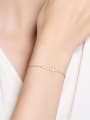 thumb 925 Sterling Silver Cross Minimalist Link Bracelet 1