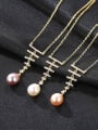 thumb l925 Sterling Silver Freshwater Pearl  pendant Necklace 2