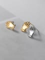 thumb 925 Sterling Silver Palm Vintage Stud Earring 3