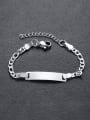 thumb Stainless steel Geometric Minimalist Link Bracelet 3