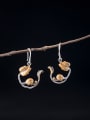 thumb 925 Sterling Silver Insect Vintage Hook Earring 0