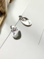 thumb 925 Sterling Silver Geometric Minimalist Drop Earring 1
