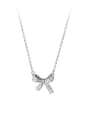 thumb 925 Sterling Silver Cubic Zirconia Butterfly Minimalist Butterfly  Pendant  Necklace 3
