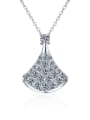 thumb Sterling Silver  0.62 CT Moissanite   Geometric Dainty  Pendant Necklace 2