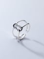 thumb 925 Sterling Silver Bowknot Minimalist Stackable Ring 3
