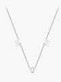 thumb 925 Sterling Silver Letter Minimalist Necklace 0