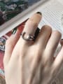 thumb 925 Sterling Silver Letter-U Vintage Geeky Ring 0