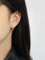 thumb 925 Sterling Silver  Minimalist rregular geometric polygon earrings 2