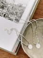 thumb 925 Sterling Silver Round Minimalist Bead Chain Necklace 1