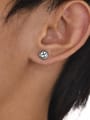 thumb Stainless steel Geometric Hip Hop Single Earring ( Single -Only One) 1