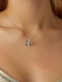 thumb 925 Sterling Silver Hollow Butterfly Minimalist Necklace 1