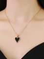 thumb Stainless steel Shell Heart Minimalist Necklace 1