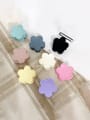 thumb Alloy Resin Minimalist Flower  Multi Color Jaw Hair Claw 1