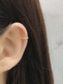 thumb 925 Sterling Silver Bead Geometric Minimalist Single Earring(Single-Only One) 1