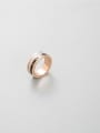 thumb Stainless steel Enamel Rhinestone Round Minimalist Stackable Ring 1