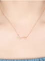 thumb 925 Sterling Silver Cubic Zirconia Star Minimalist Necklace 1