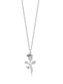 thumb Titanium Steel Rosary Minimalist Necklace 1