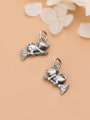 thumb 925 Sterling Silver With Black Gun Plated Cute Mouse  Pendant Diy Accessories 1