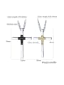 thumb Titanium Cross Minimalist Regligious Necklace 4