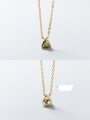 thumb 925 Sterling Silver Cubic Zirconia Geometric Minimalist Necklace 3